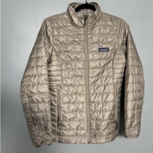 Patagonia Light Brown Quilted Jacket